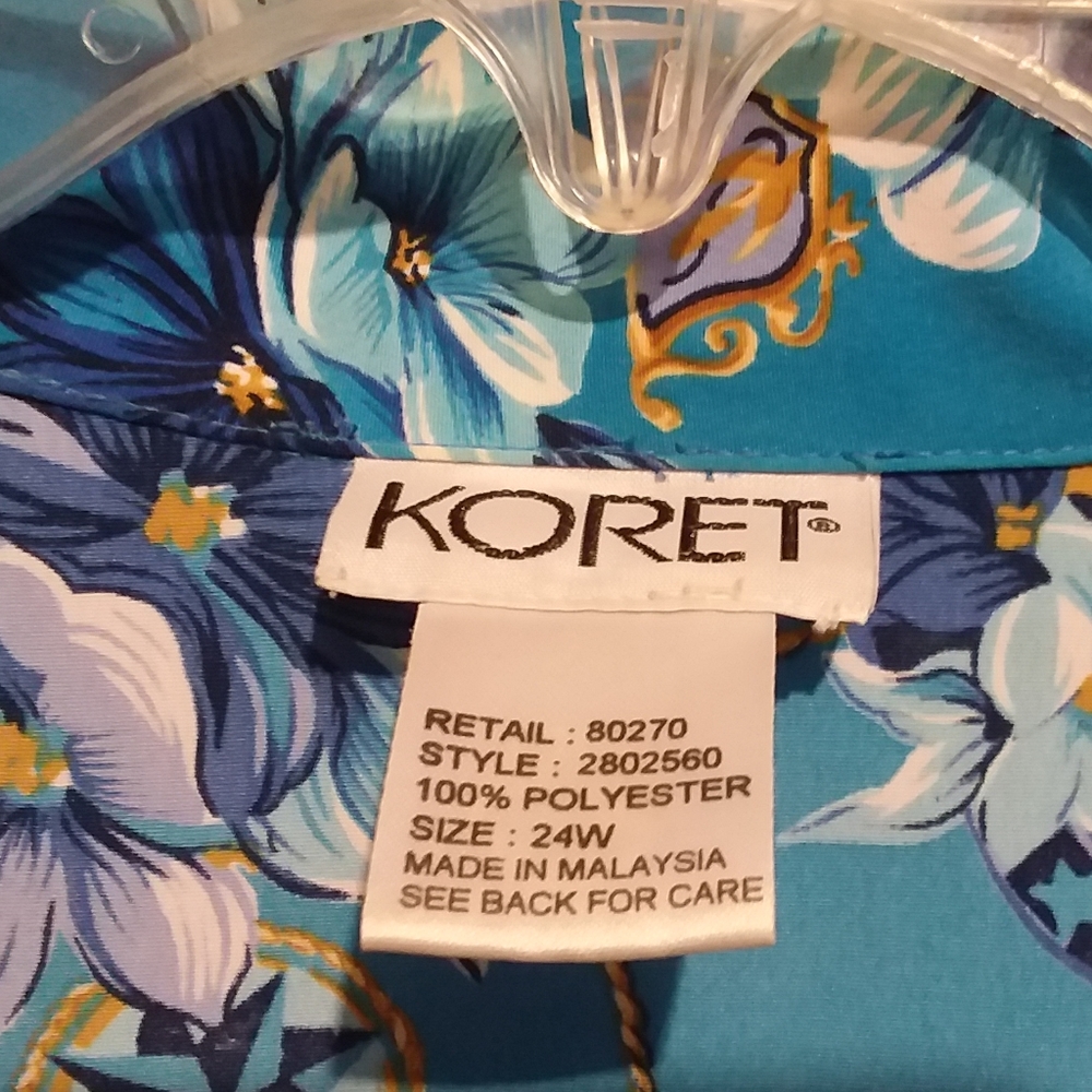 KORET 2 pc plus size floral Skirt & Shirt - Picture 8 of 8
